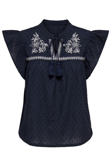 Jacqueline de Yong jdykaya s/l embroidery top wvn exp